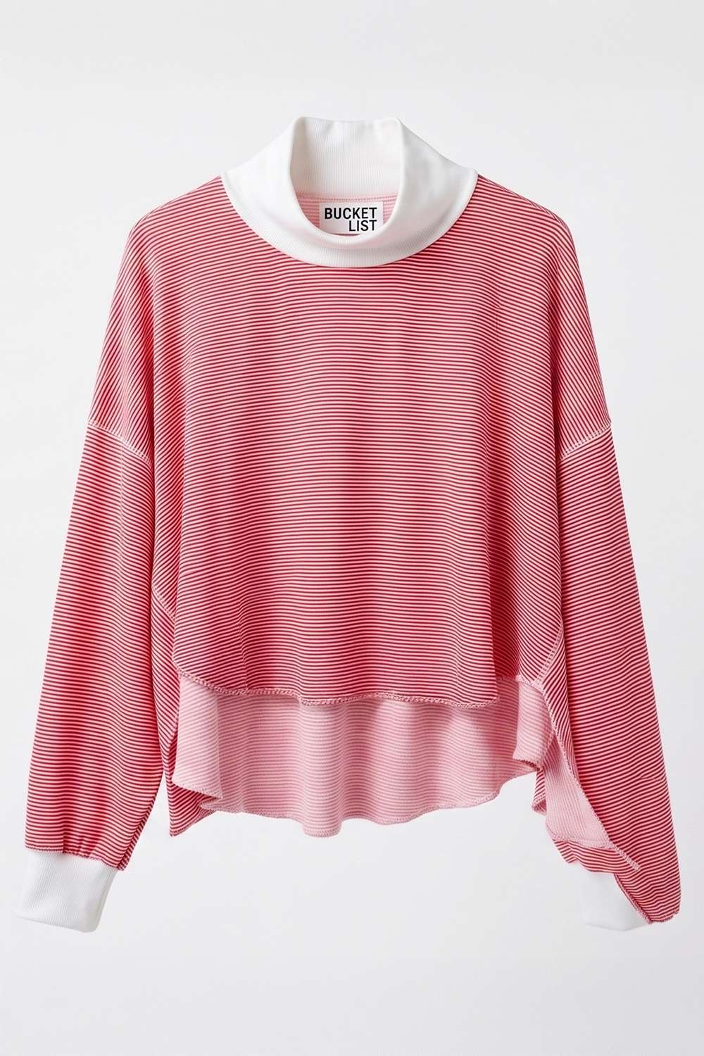 Mock Neck Laid Back top