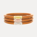 Budha Girl all weather bracelet Caramel (set of 3)