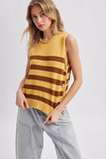 Stripe Sweater Vest