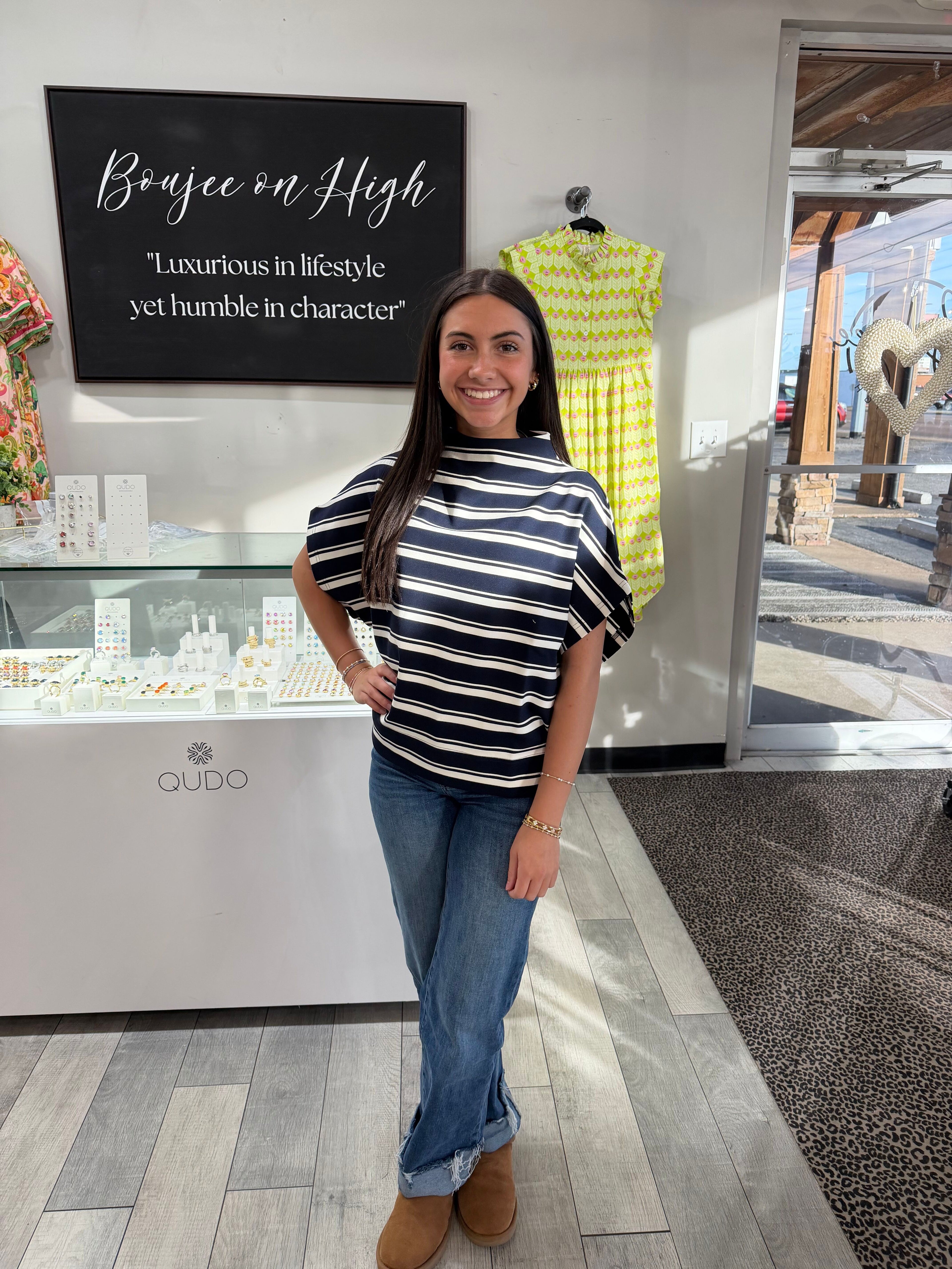 Classic Charm Stripe Top