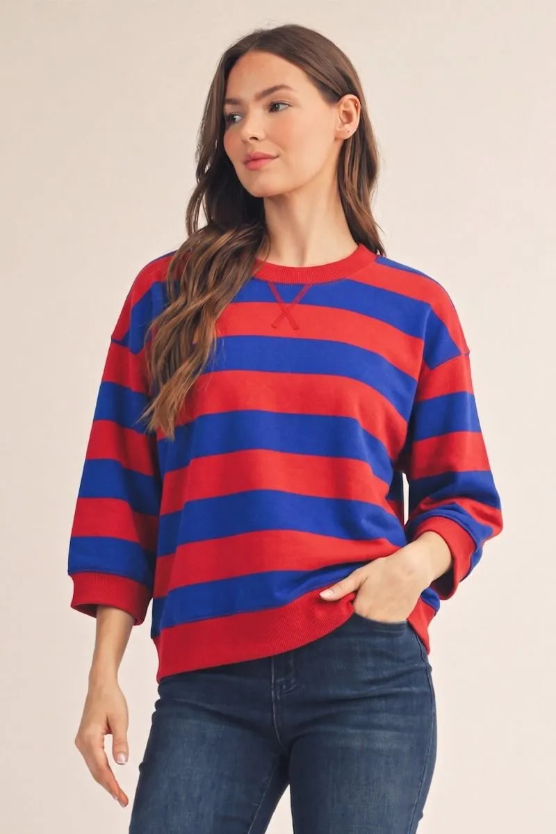 Stripe Rebel Sweatshirt