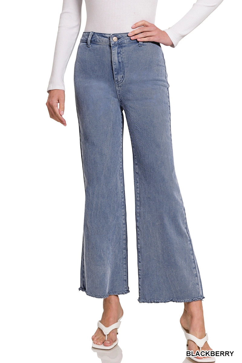 Plus size acid wash bootcut jeans - marlin