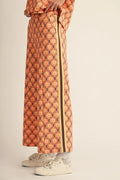 Geo Floral Casual Pants