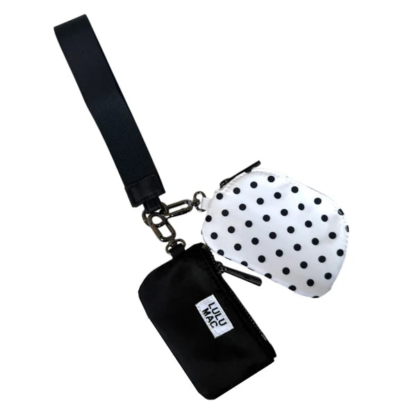 LULU MAC double pouch wristlet
