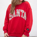 Lulu Mac fleece SANTA sweatshirt