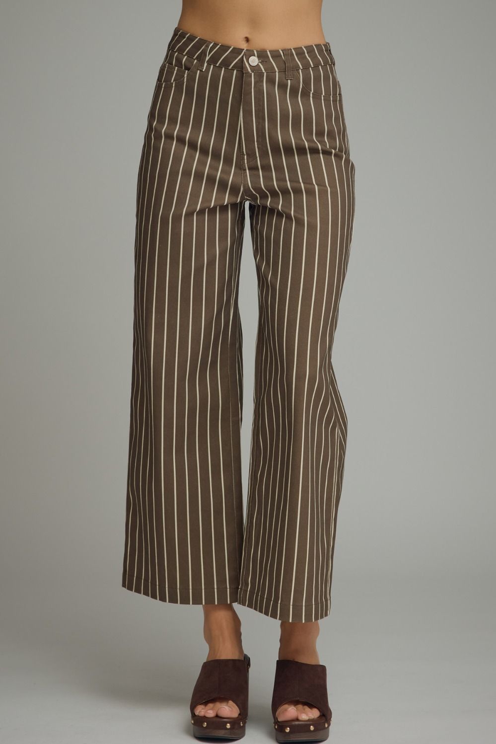 The Downtown Brown Stripe Jean