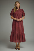 plus size eyelet midi