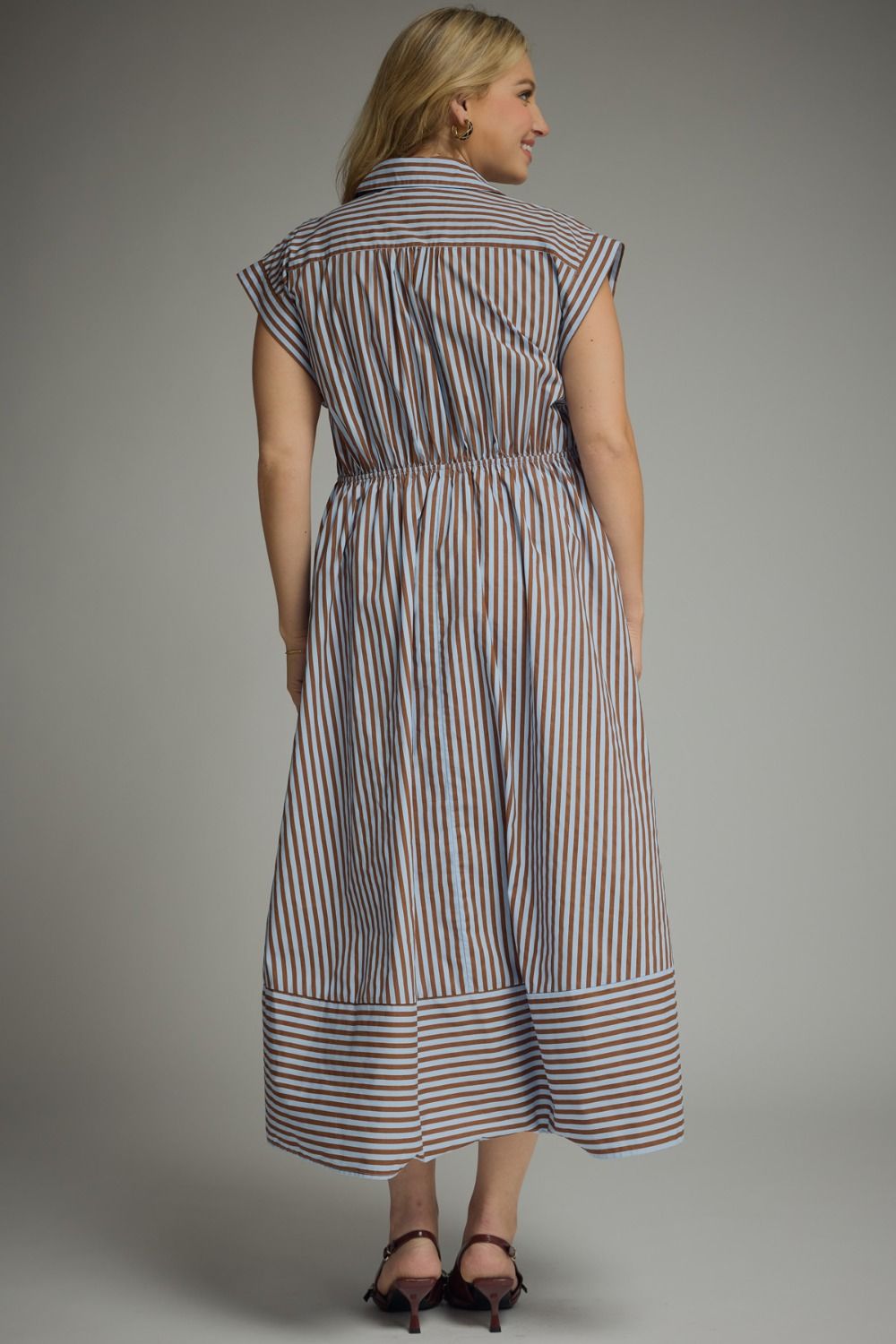 plus size cap sleeve mixi dress