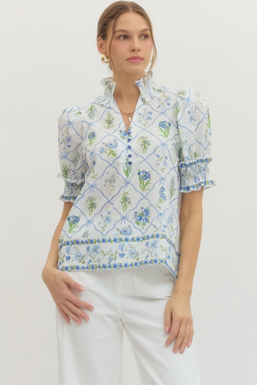 Forget-Me-Not Blouse