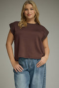 PLUS SIZE The Boss BABE black tee