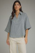 The Main Street Black Gingham Top