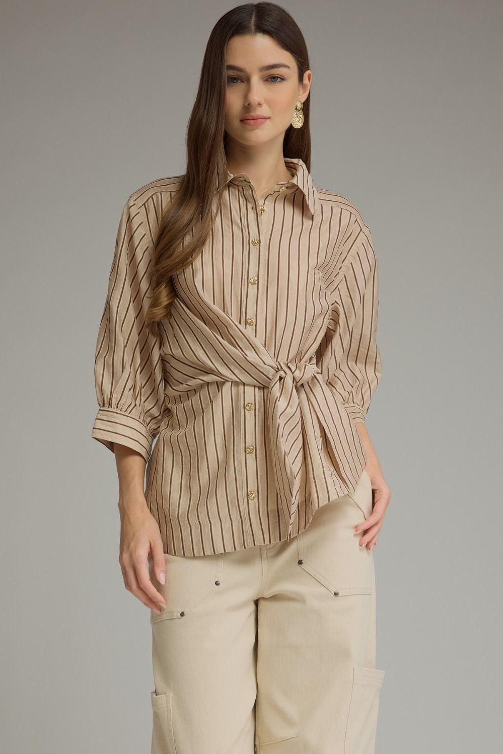 Down Town Stripe button down
