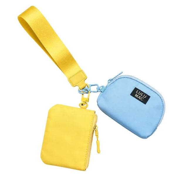 LULU MAC double pouch wristlet