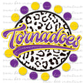 Tornadoes dot leopard tee