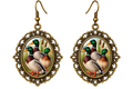 Mallard Earrings - Vintage