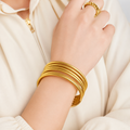 Budha Girl Aura Lumine All Weather Bangles® (Set of 6)