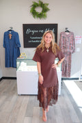 Mocha Lace Dreams Dress