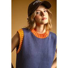 Retro Multicolor Sweater Vest