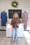 Mocha Moment Button-Up