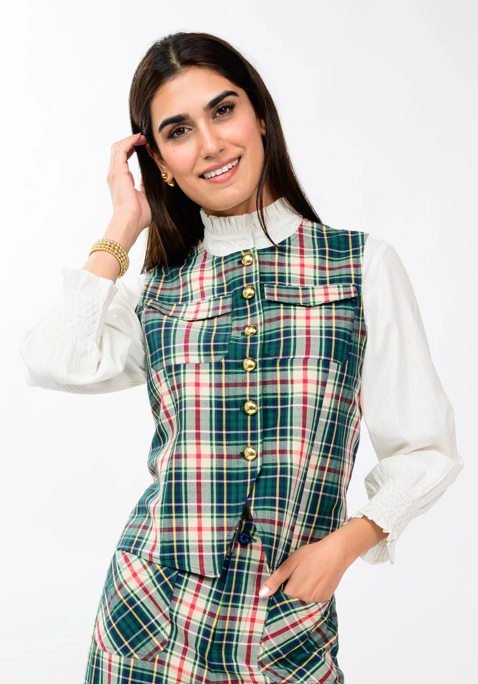 Hunter Tartan Plaid Vest