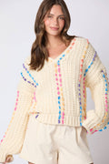 Rainbow Whisper Sweater