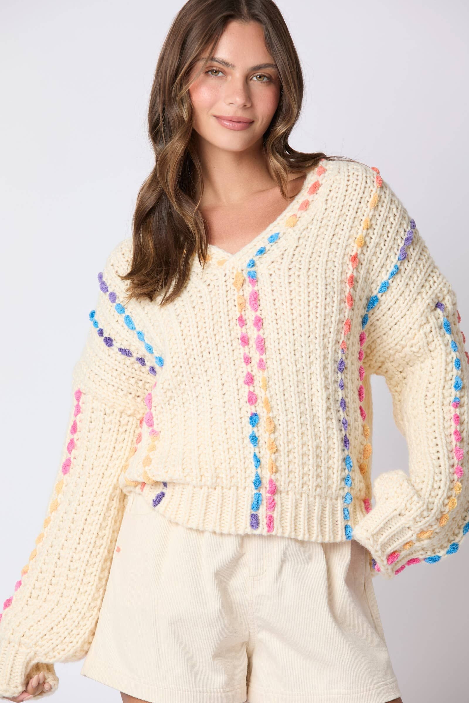 Rainbow Whisper Sweater