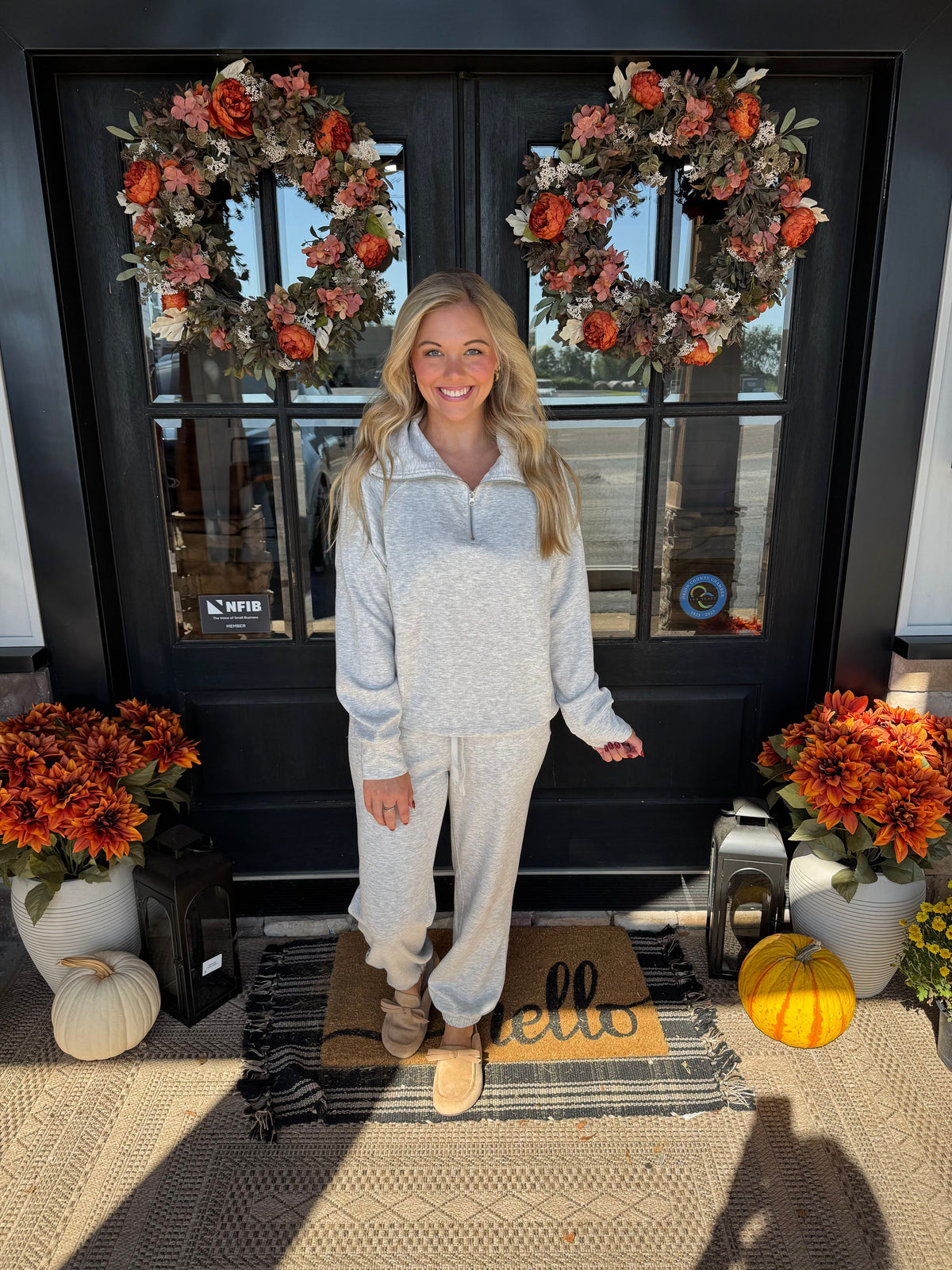 Scuba Half Zip Pullover and Joggers Set
