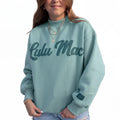 Lulu Mac MockNeck Sweatshirt - dk green