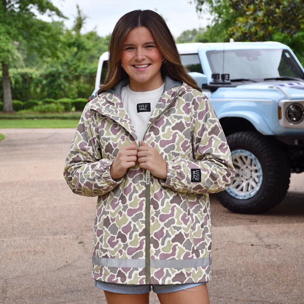 LULUMAC Adult Light Camo Raincoat