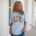 Leopard Adult Chambray