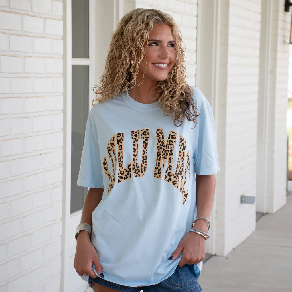 Leopard Adult Chambray
