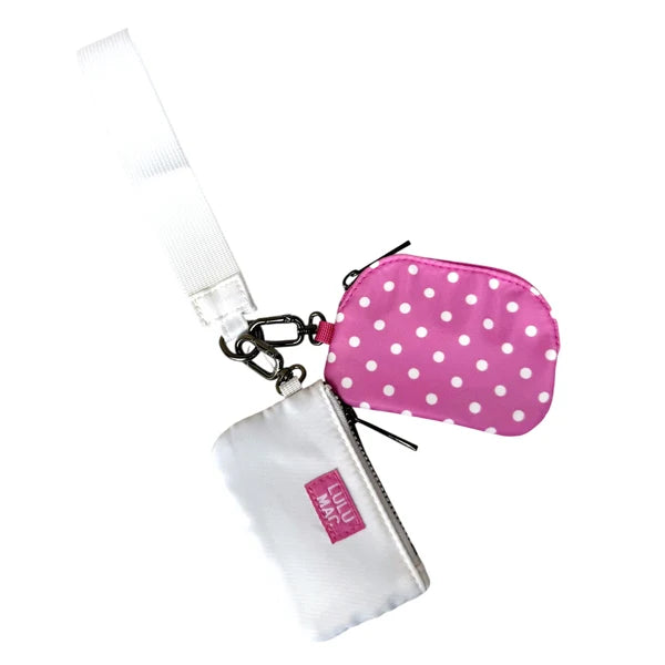 LULU MAC double pouch wristlet
